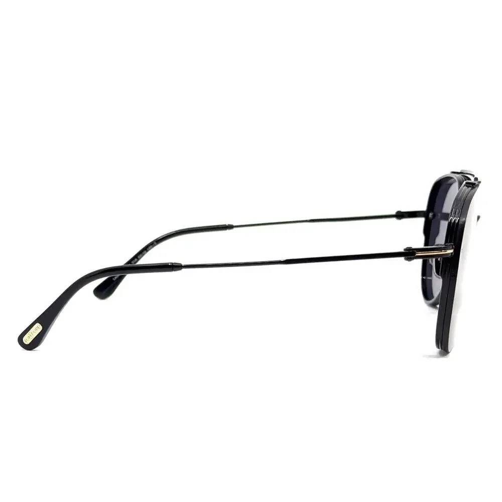 New, TOM FORD Leon Sunglasses TF1071 01A Authentic